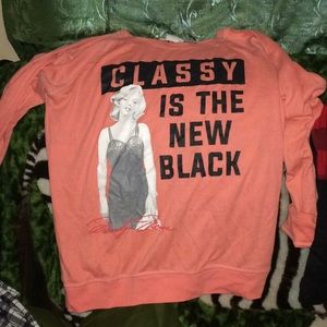 Junior Marilyn Monroe’s sweat shirt